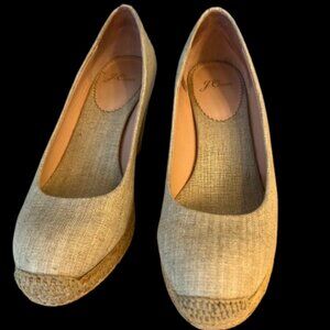 J. Crew Seville Espadrille Wedges 7.5